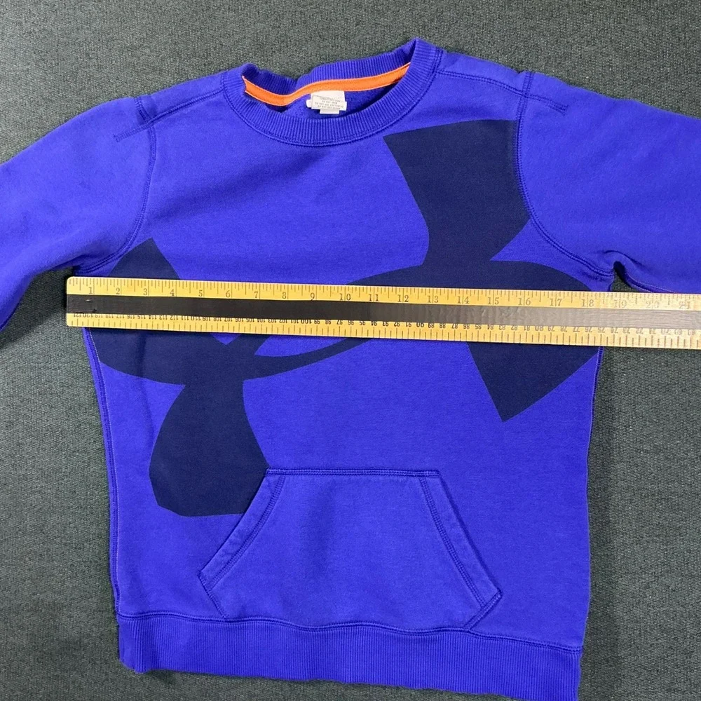 Under Armour Kids Purple Fleece Sweatshirt and Joggers Tracksuit Set Size Large